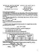 Đề đóng góp cho kỳ thi C10 môn Hoá học lớp 10 năm học 2010 - 2011 - TrườngTHPT chuyên Thái Bình